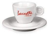 Lucaffe espresso institutional cup & Saucer (6 piece)