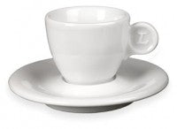 Lucaffe total white cappuccino cup & Saucer (6 piece)